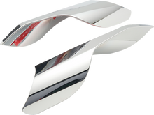 CIRO Heat Deflectors - Chrome - Indian 16000