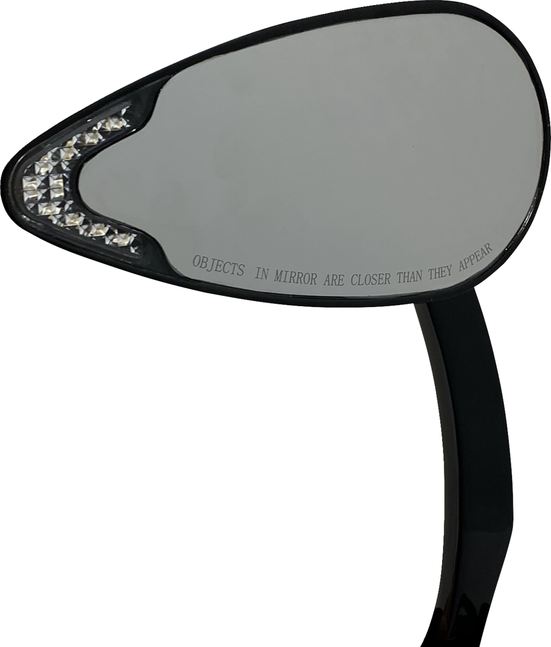 CUSTOM DYNAMICS Mirrors - Side View - with LED Turn Signal - Black - Pair CD-MIR-PLUG-B