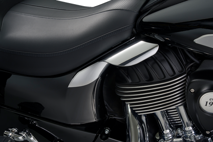 CIRO Heat Deflectors - Chrome - Indian 16000