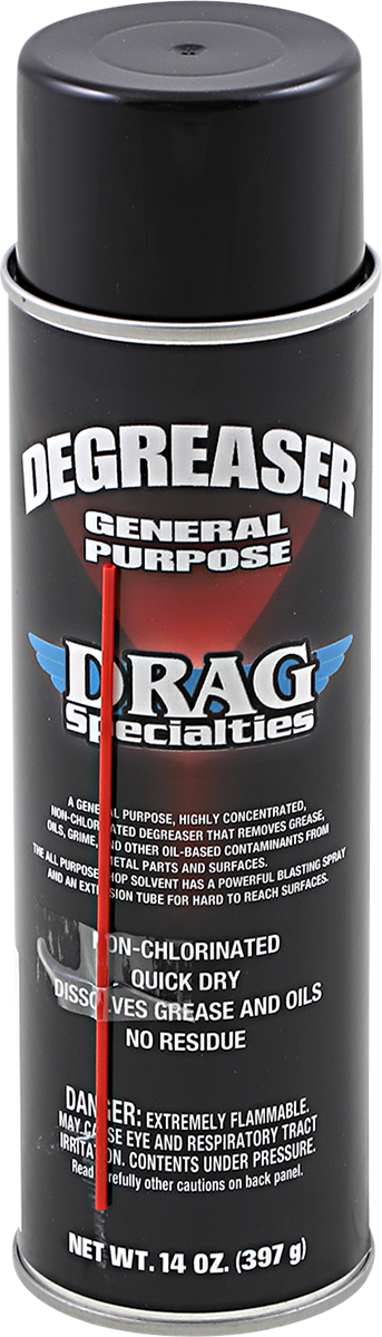 DRAG SPECIALTIES Degreaser - 14 oz. net wt. - Aerosol DAD241214