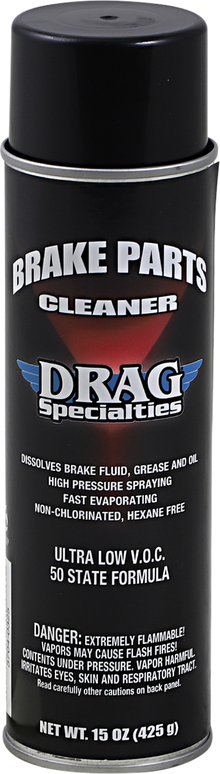 DRAG SPECIALTIES Brake Parts Cleaner - 15 oz. net wt. - Aerosol DABPC241215