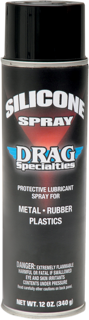 DRAG SPECIALTIES Silicone Spray - 12 oz net wt. - Aerosol DASS241215