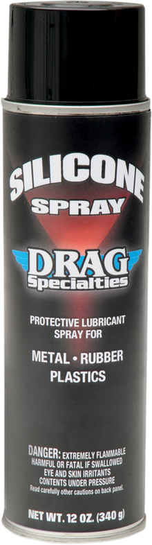 DRAG SPECIALTIES Silicone Spray - 12 oz net wt. - Aerosol DASS241215