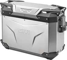 GIVI Outback Evo Side Case - Right - 37 Liter - Silver OBKE37ARA