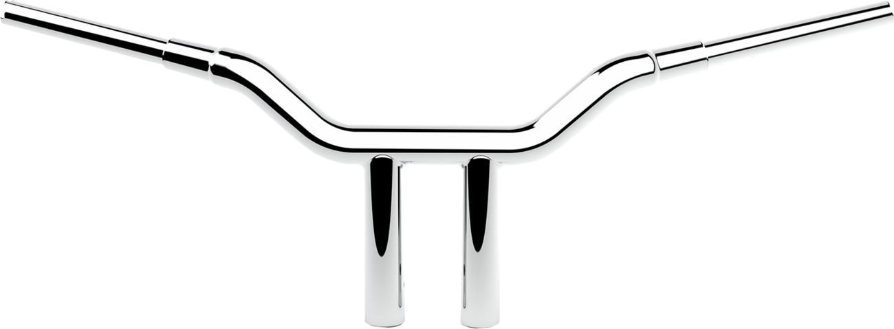 LA CHOPPERS 1-1/2" Kage Fighter T-Bar - 10" - Chrome LA-7345-10