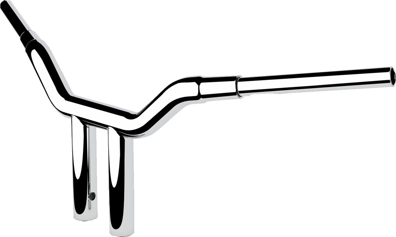 LA CHOPPERS 1-1/2" Kage Fighter T-Bar - 10" - Chrome LA-7345-10