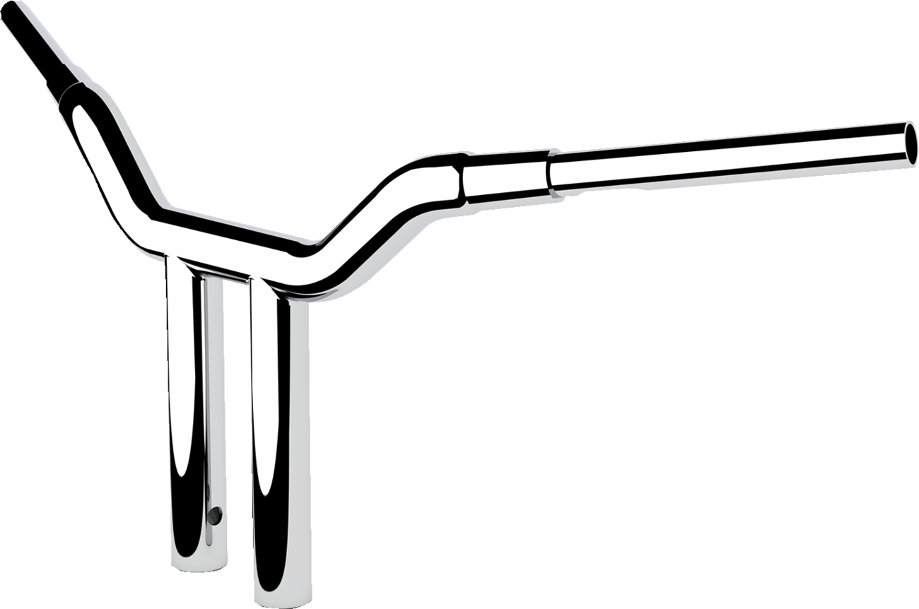 LA CHOPPERS 1-1/2" Kage Fighter T-Bar - 12" - Chrome LA-7345-12