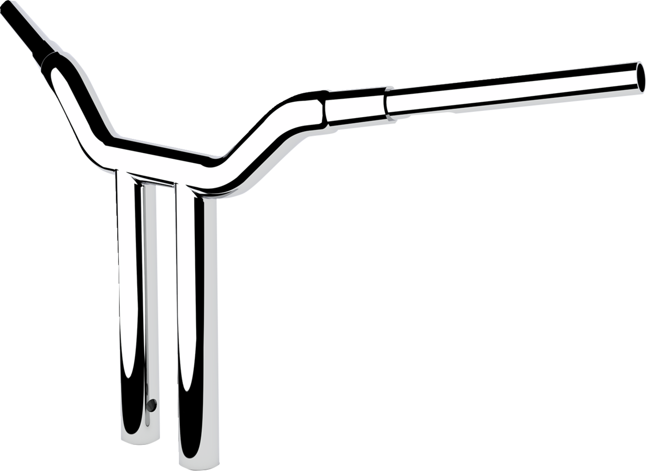 LA CHOPPERS 1-1/2" Kage Fighter T-Bar - 14" - Chrome LA-7345-14