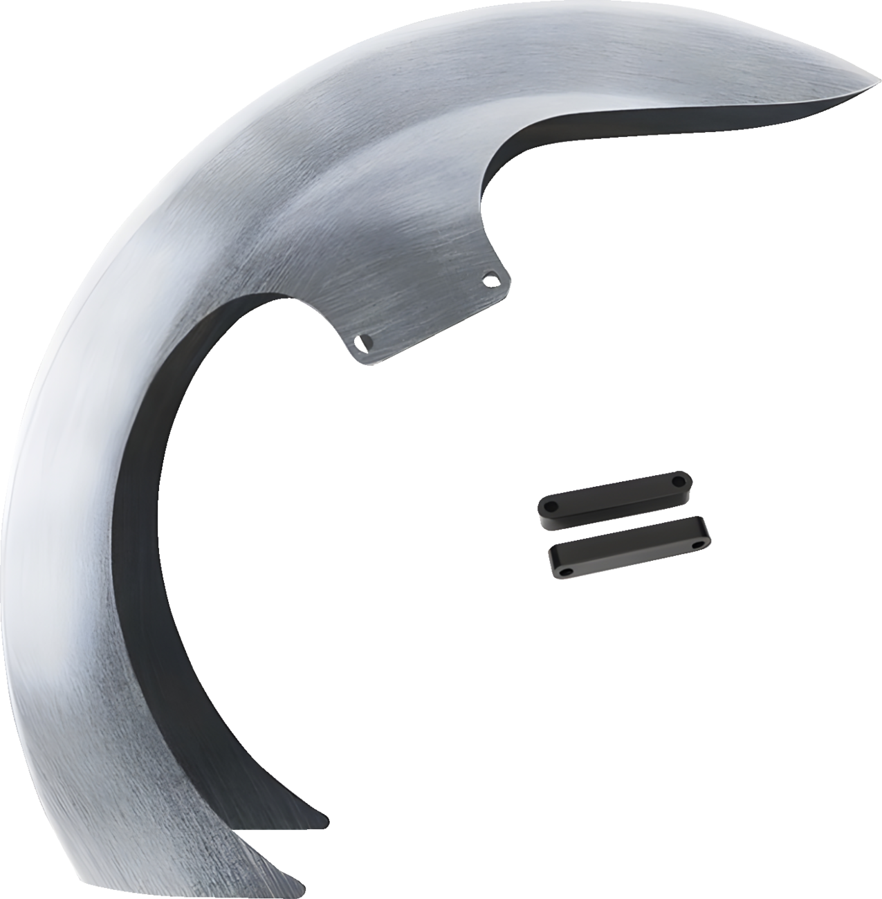 PAUL YAFFE BAGGER NATION DEI Front Fender - 19" Wheel - With Black Adapters PYO:DEI-OEM-23CVO-B