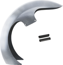 PAUL YAFFE BAGGER NATION DEI Front Fender - 19" Wheel - With Black Adapters PYO:DEI-OEM-23CVO-B