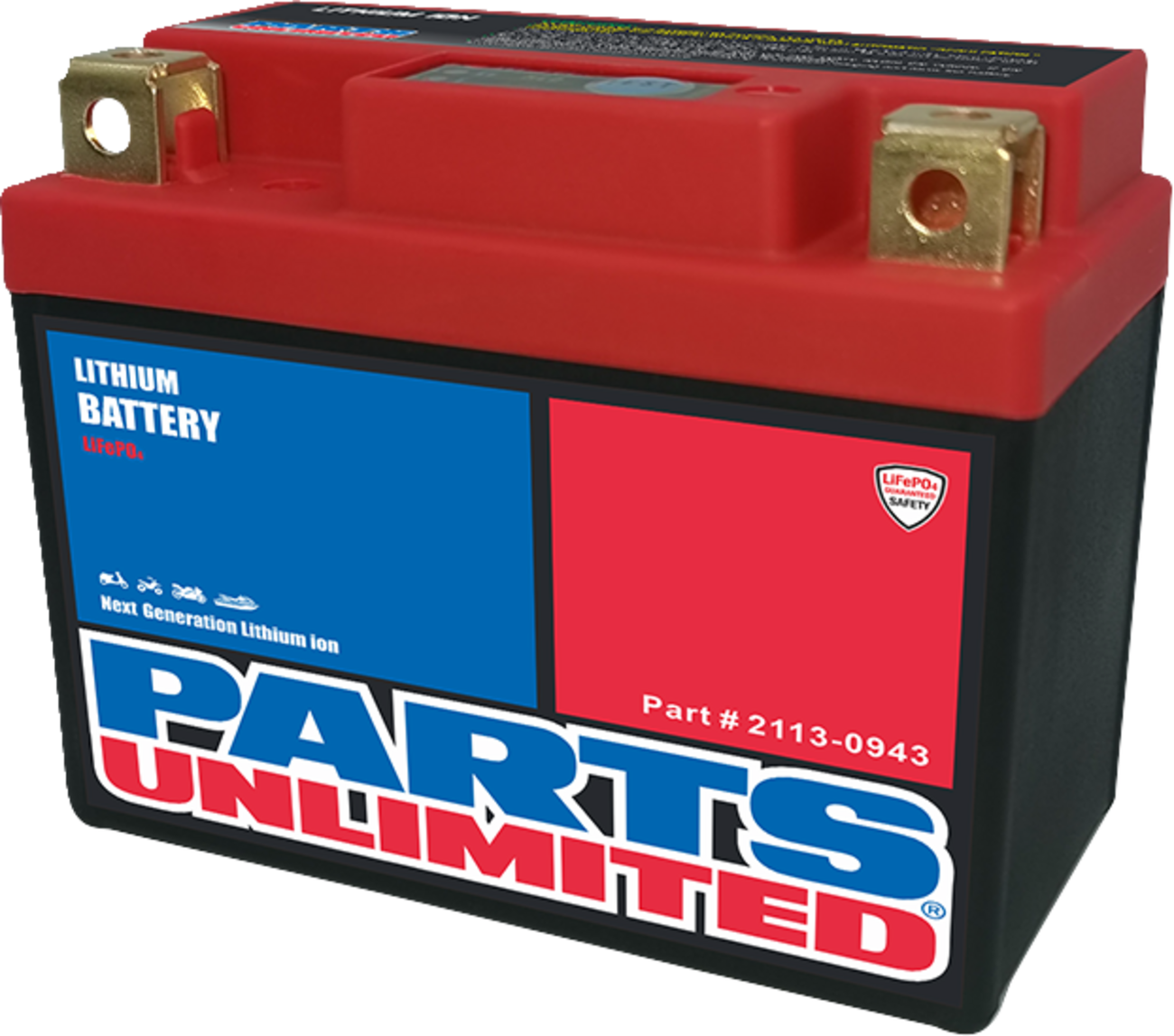 PARTS UNLIMITED Battery - Lithium LiFePO4 - LFP03-B LFP03
