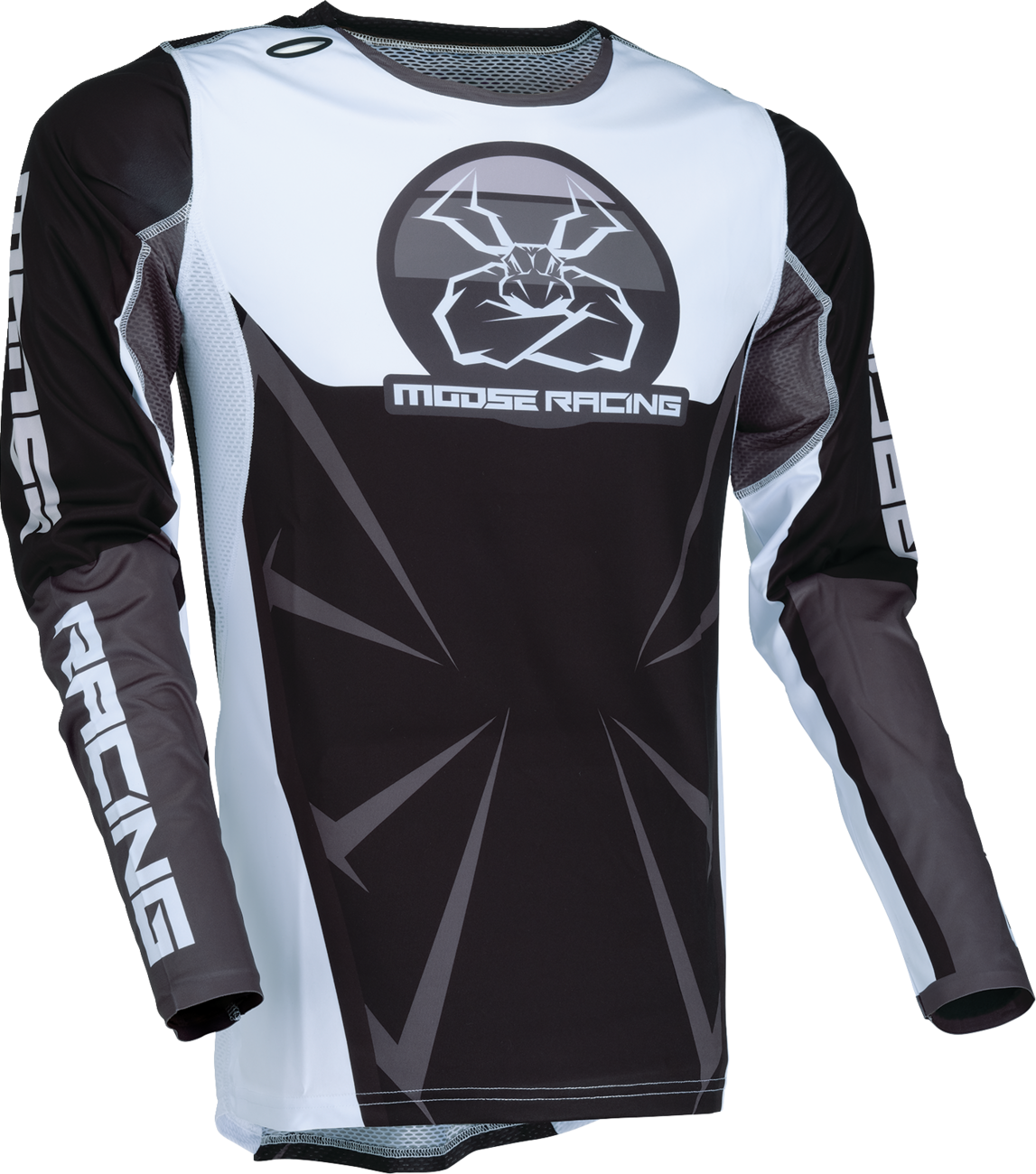 MOOSE OFFROAD Agroid Jersey - Black/White - 2XL 2910-7909