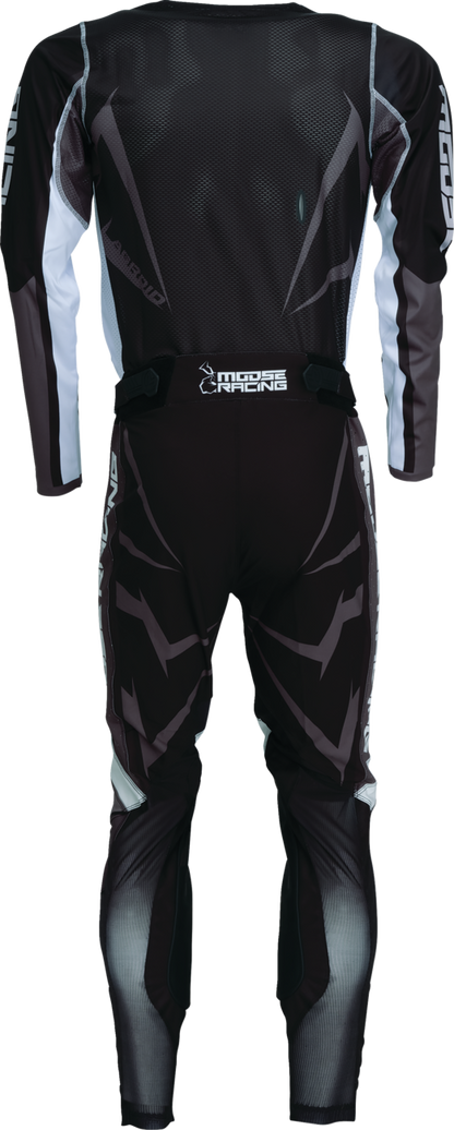 MOOSE OFFROAD Agroid Jersey - Black/White - 2XL 2910-7909