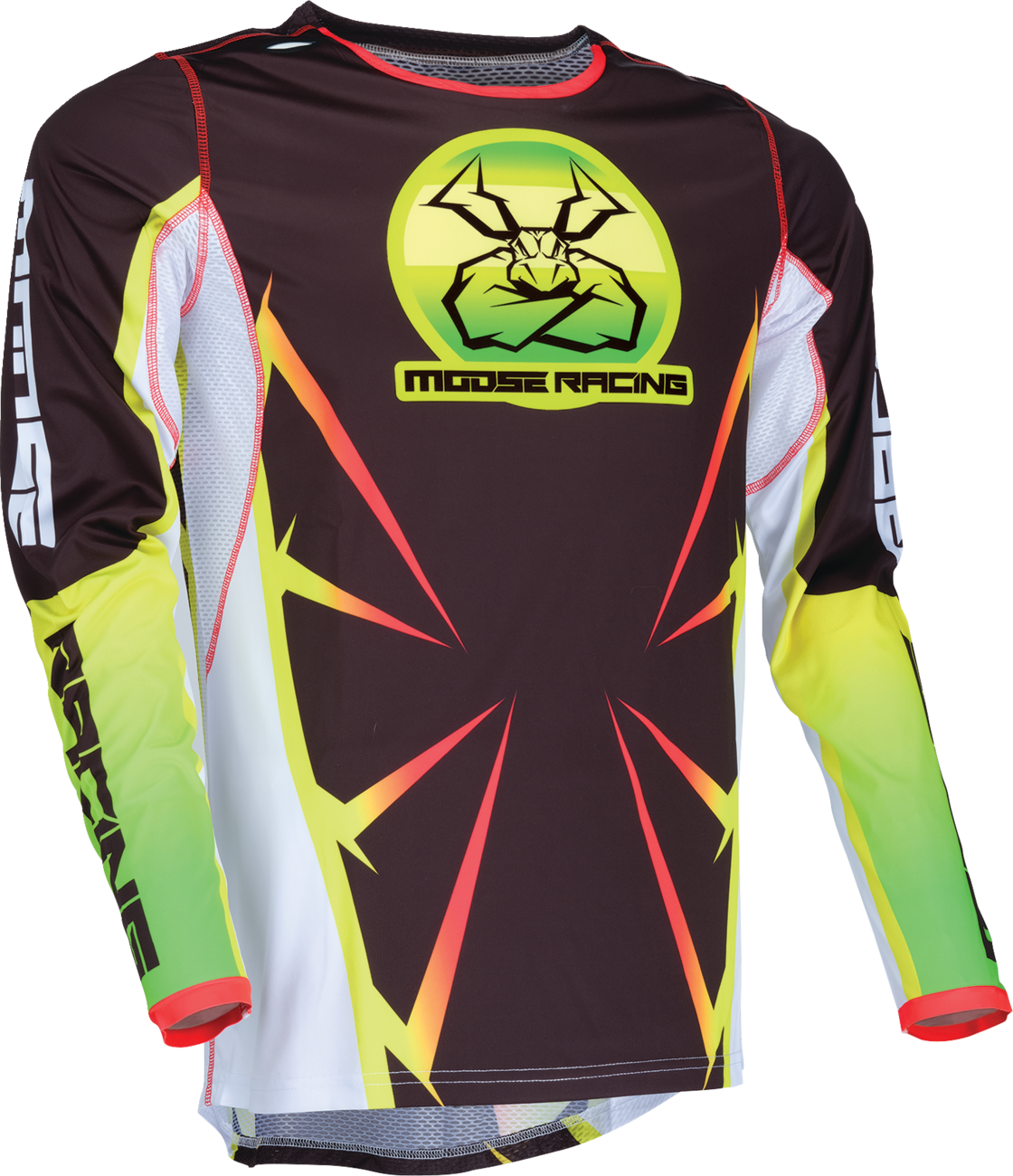 MOOSE OFFROAD Agroid Jersey - Black/Yellow/White - 3XL 2910-7922