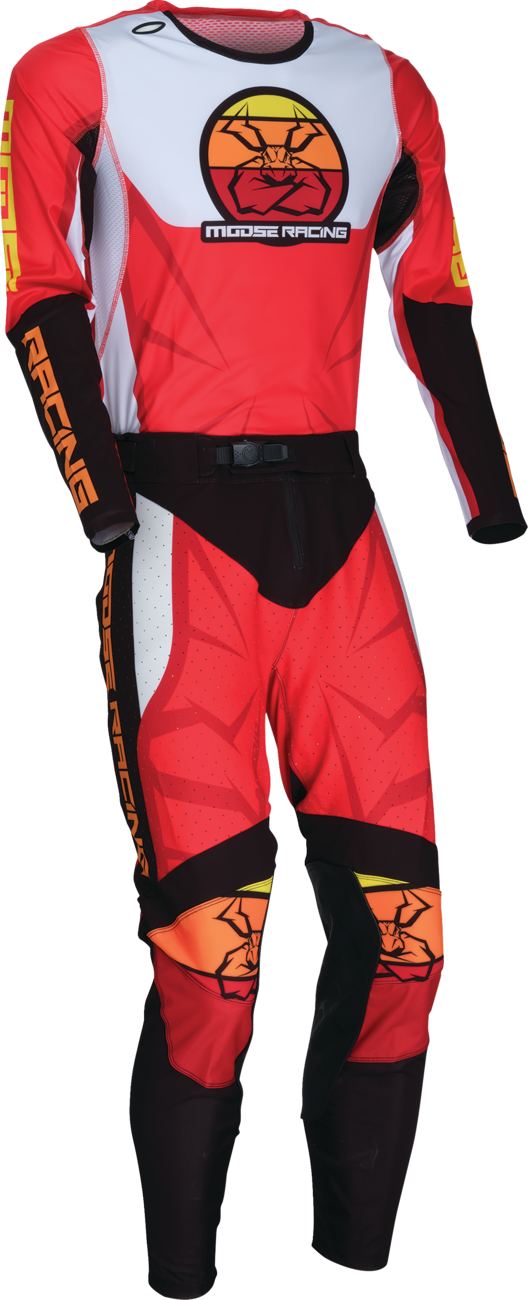 MOOSE OFFROAD Agroid Jersey - Red/Black/White - XL 2910-7914