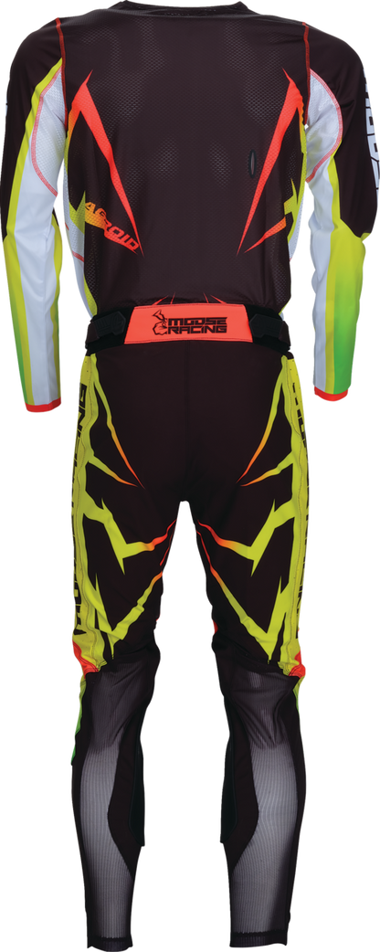 MOOSE OFFROAD Agroid Jersey - Black/Yellow/White - 3XL 2910-7922