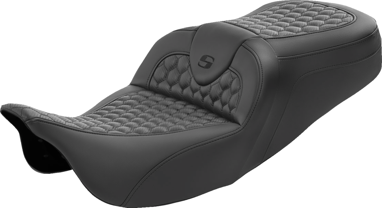 SADDLEMEN RoadSofa™ Seat - Honeycomb - without Backrest - FL '08-'24 808-07B-189