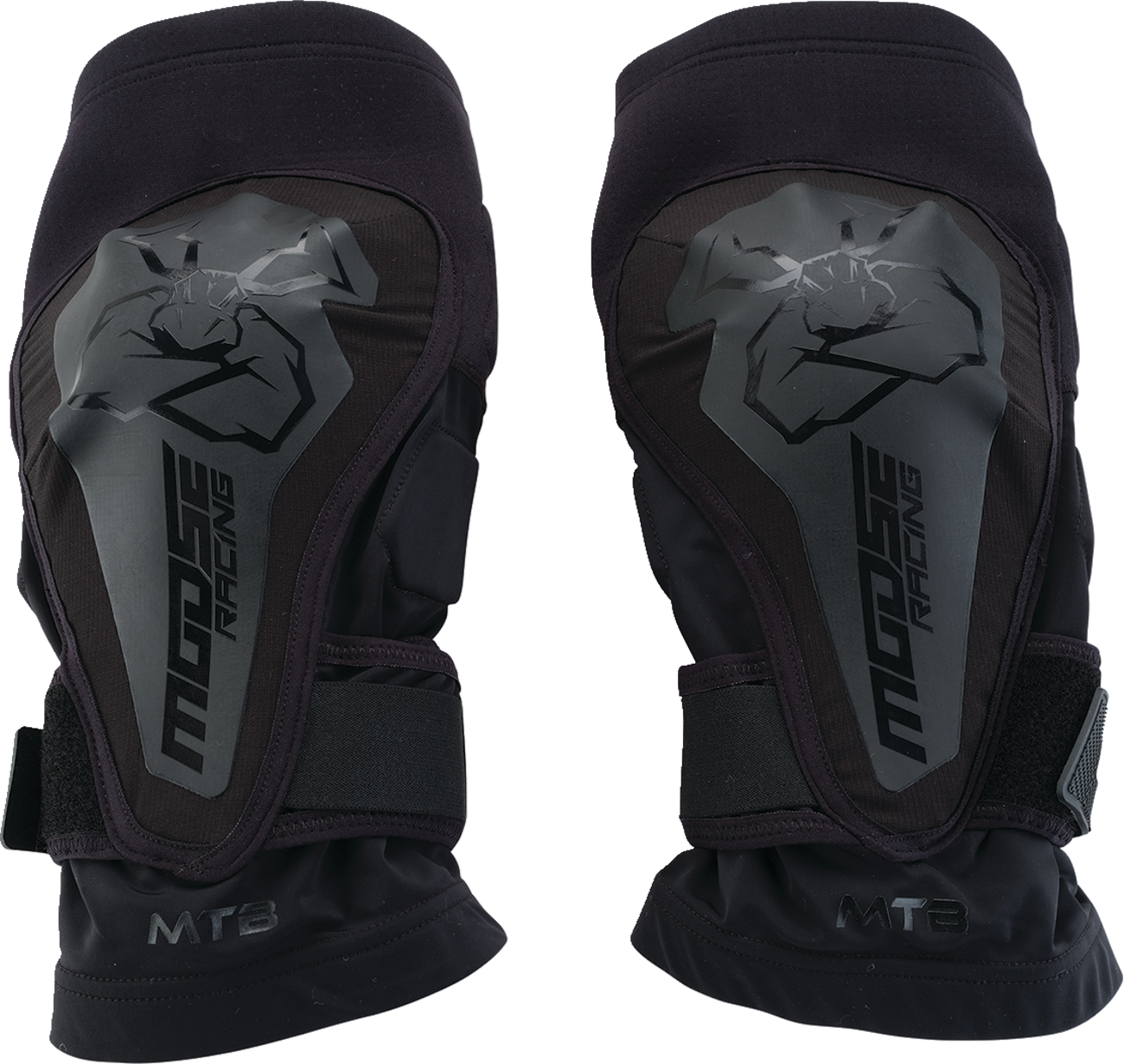 MOOSE OFFROAD Compression Knee Guards - Black - XS/S 2704-0748