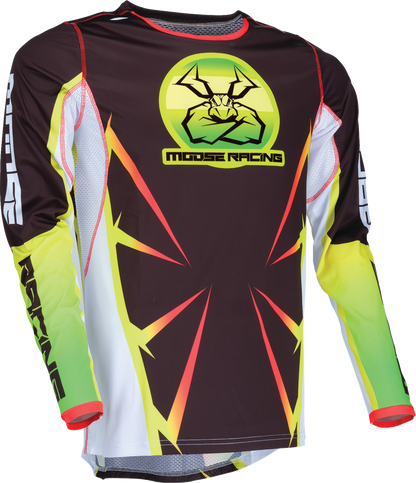 MOOSE OFFROAD Agroid Jersey - Black/Yellow/White - XL 2910-7920