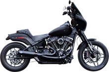 S&S CYCLE 2-into-1 Qualifier Exhaust System - 50-State - Black - Softail 550-1104