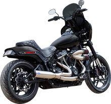 S&S CYCLE 2-into-1 Qualifier Exhaust System - Race Only - Brushed Stainless 550-1105