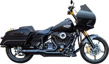 S&S CYCLE 2-into-1 Qualifier Exhaust System - 50-State - Black 550-1110