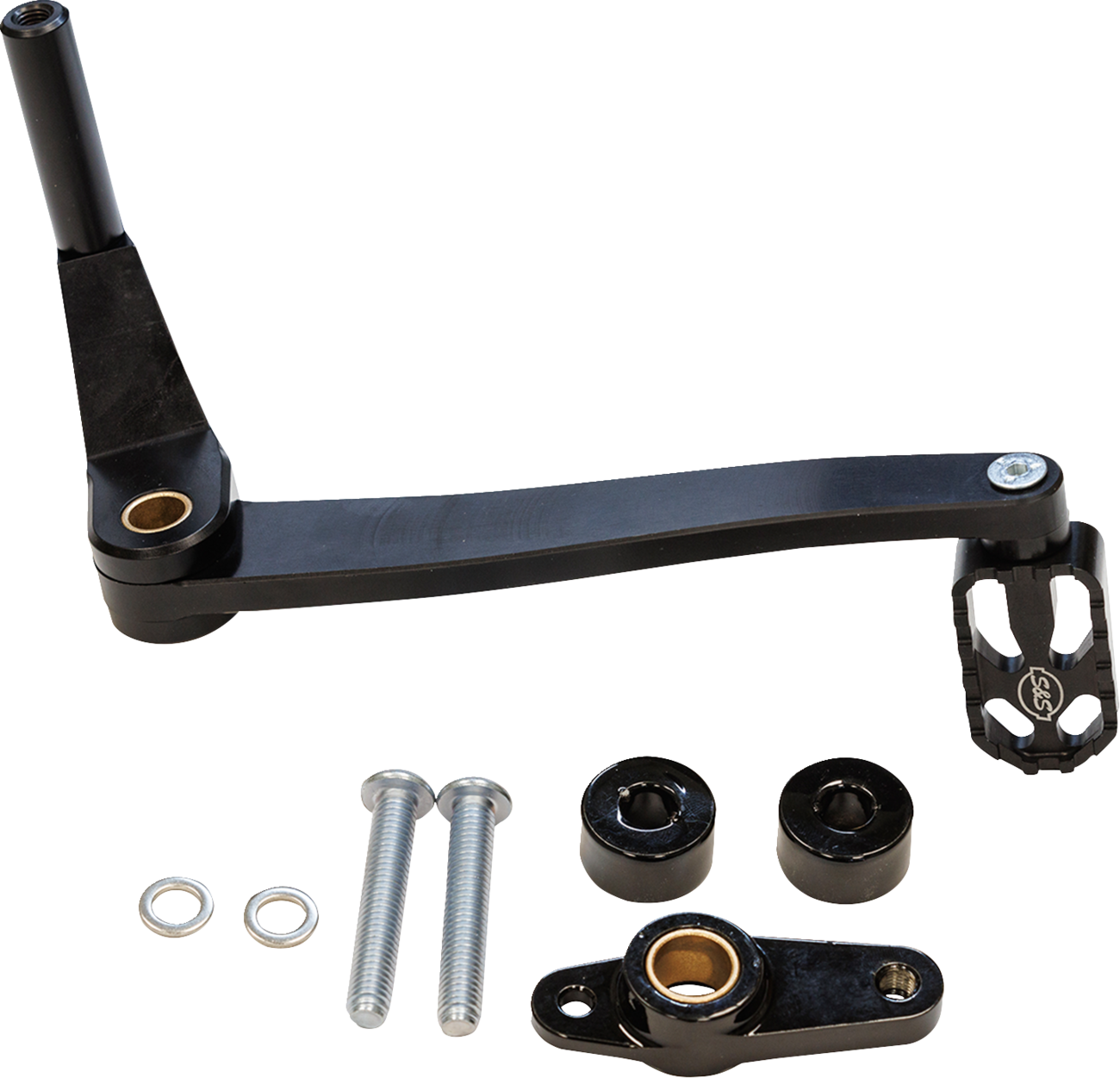 S&S CYCLE Brake Pedal - Mid-Mount - Black 560-0370
