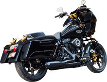 S&S CYCLE 2-into-1 Qualifier Exhaust System - 50-State - Black 550-1110