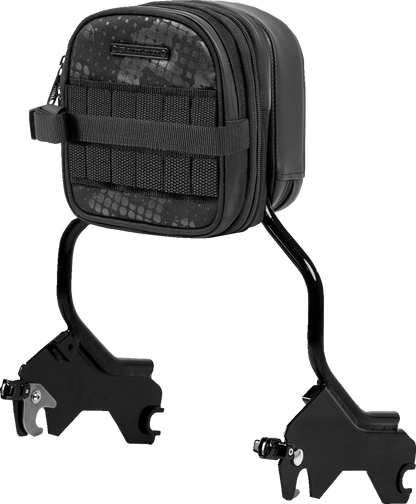 SADDLEMEN Fundamentals Sissy Bar Bag - Black EX000978