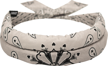 ZAN HEADGEAR Cotton Cooldanna® - Gray Paisley DC165