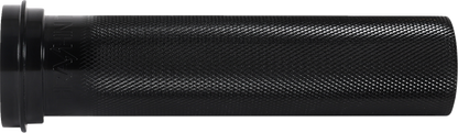 THRASHIN SUPPLY CO. Throttle Tube - Knurled - 1" - TBW - Black TSC-2704-1