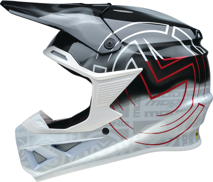 MOOSE OFFROAD F.I. 2.0 Helmet - Deceit - MIPS® - Black/White/Red - XL 0110-7993