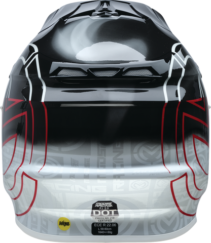 MOOSE OFFROAD F.I. 2.0 Helmet - Deceit - MIPS® - Black/White/Red - Small 0110-7990
