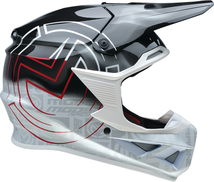 MOOSE OFFROAD F.I. 2.0 Helmet - Deceit - MIPS® - Black/White/Red - Large 0110-7992