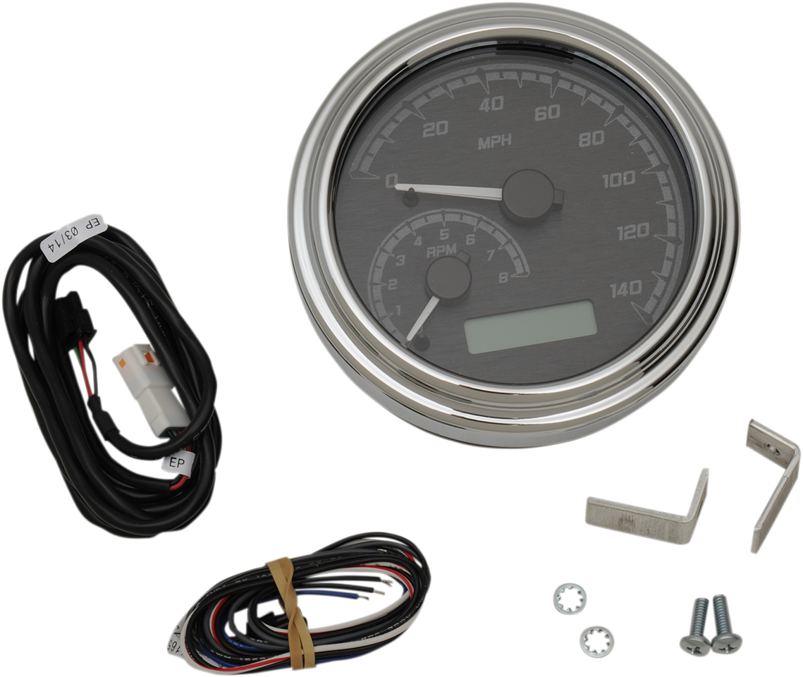 DAKOTA DIGITAL MVX Series Analog Gauge System - Black/Gray/Chrome MVX-2011-KG-C