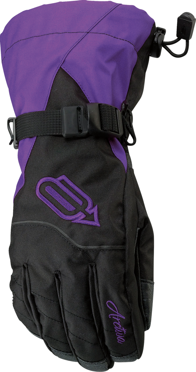 ARCTIVA Women's Pivot Classic Gloves - Black/Purple - 2XL 3341-0446
