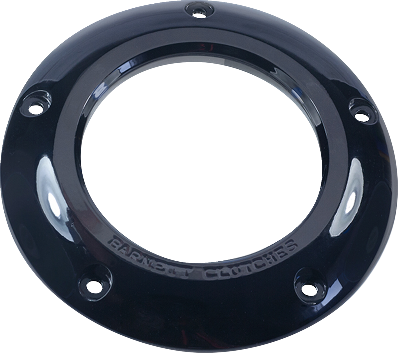 BARNETT Derby Cover - Clear Black - M8 Softail 343-30-44018