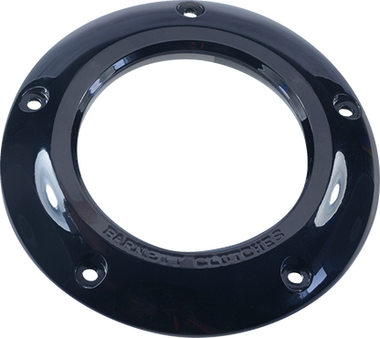 BARNETT Derby Cover - Clear Black - M8 Softail 343-30-44018