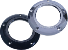BARNETT Derby Cover - Clear Chrome - M8 Softail 343-30-43018