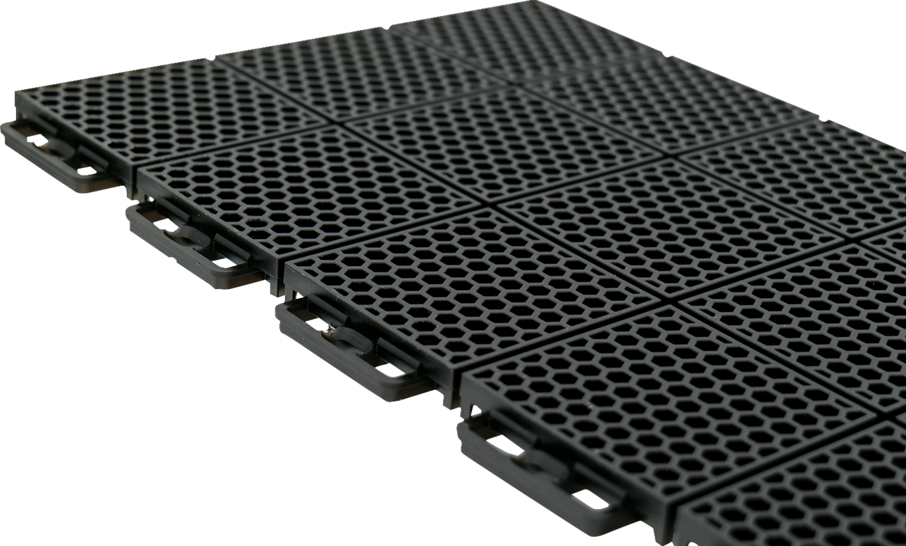 CALIBER ProTech Smooth Flooring - Black - 8 pcs 13610-1