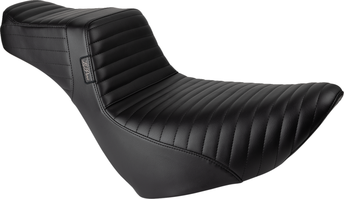 LE PERA Tailwhip Daddy Long Legs Low Rider Seat - Pleated - Black - FL/FX '18-'24 LYR-580DLPT