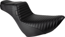 LE PERA Tailwhip Daddy Long Legs Low Rider Seat - Pleated - Black - FL/FX '18-'24 LYR-580DLPT