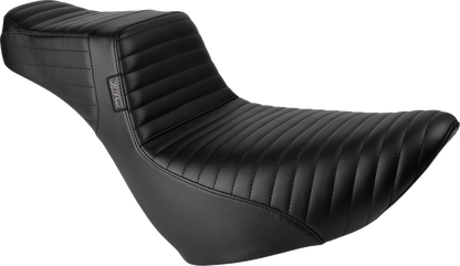 LE PERA Tailwhip Daddy Long Legs Low Rider Seat - Pleated - Black - FL/FX '18-'24 LYR-580DLPT