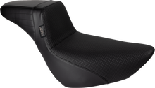 LE PERA Kickflip Daddy Long Legs Low Rider Seat - Basket Weave - Black - FL/FX '18-'24 LYR-590DLBW