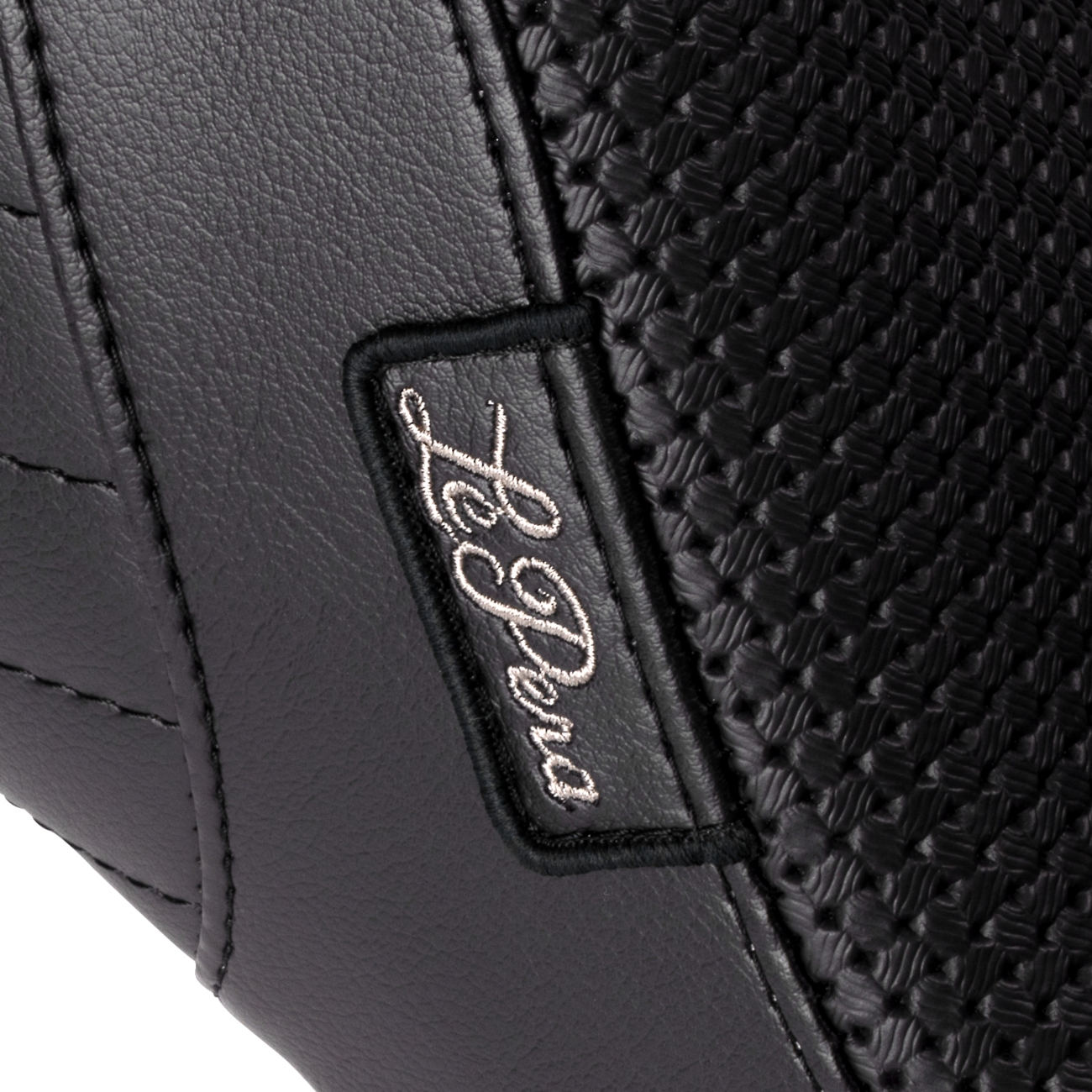 LE PERA Tailwhip Daddy Long Legs Low Rider Seat - Basketweave - Black - FL/FX '18-'24 LYR-580DLBW