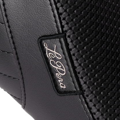 LE PERA Tailwhip Daddy Long Legs Low Rider Seat - Basketweave - Black - FL/FX '18-'24 LYR-580DLBW