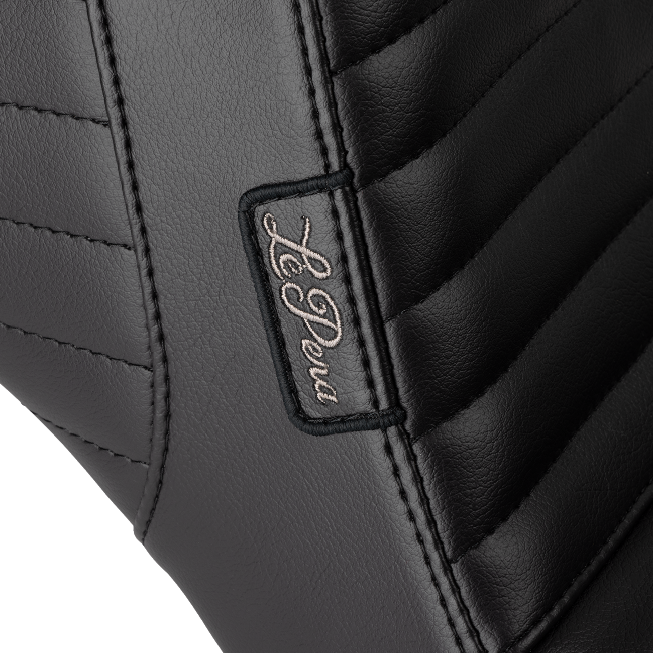 LE PERA Tailwhip Daddy Long Legs Low Rider Seat - Pleated - Black - FL/FX '18-'24 LYR-580DLPT