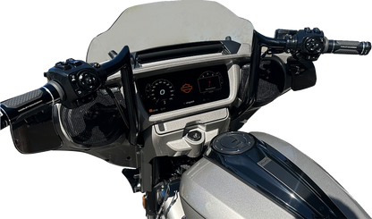 PAUL YAFFE BAGGER NATION 1-1/4" Bagger Monkey Bar Handlebar - 12" - Black PYO:MBB23L-12-B