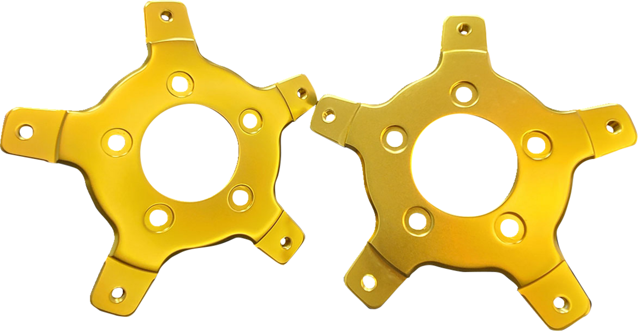 RC COMPONENTS Brake Rotor Adapter - Gold HD359-G