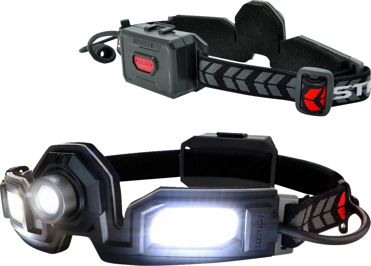 RISK RACING Headlamp - FLEXIT - Pro 3.0 - LED - 300 Lumens - Multi Functional 14204
